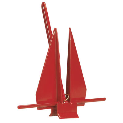Greenfield Coated American Yachting Fluke-Style #13 Anchor, for boats up to 33'